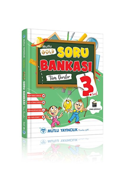 Mutlu Yayıncılık 3. Gold Yeni Nesil Tüm Dersler Soru Bankası Maarif Model