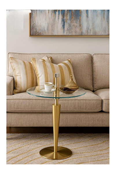 PLUS 49 Modern Glass Round Coffee Table with High-End Design