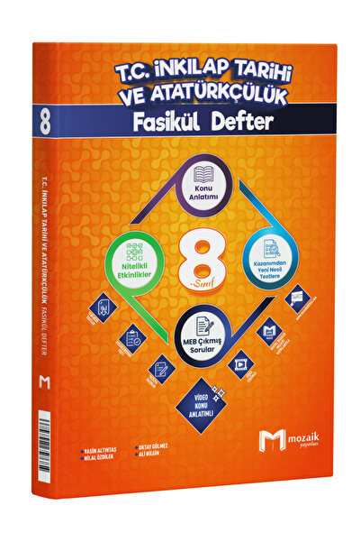Lisinya Mozai̇k 8. Class Fascicular Notebook İnkilap Trh - 26-27