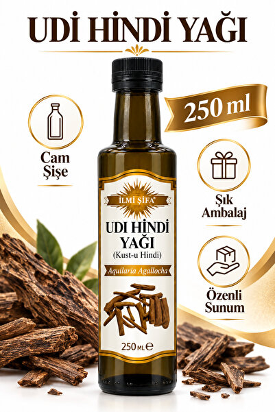 İLMİ ŞİFA Udi Hindi Yağı 250 ml (Kust-u Hindi) - Aquilaria agallocha