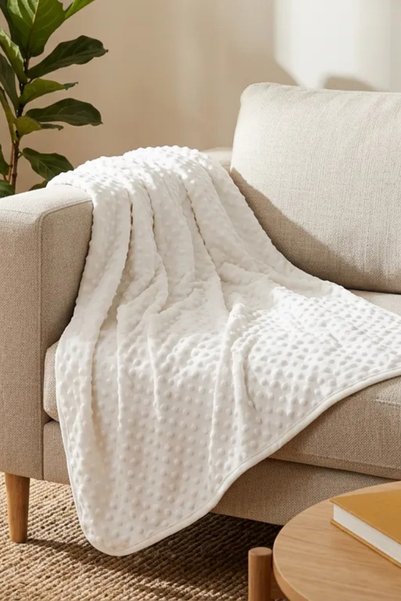 thechild baby collection Chickpea Patterned Baby Blanket |   90 X 100 Cm, Soft, 100% Organic |   Baby & Kids Blanket