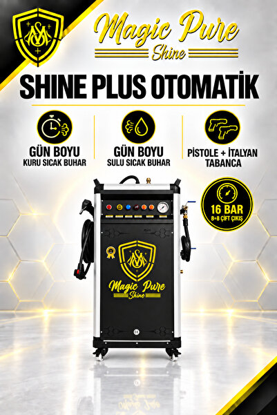 Magicpureshine Magic Pure Shine® Shine Plus | Otomatik Profesyonel Sulu & Kur...