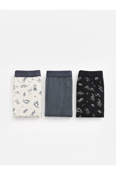 LC Waikiki Vizyon New Season Black Boys' Boxer 3-Pack