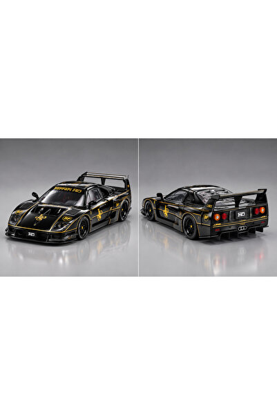 DEMON KING AUTO 1:64 Ferrari F40 LBWK Black APAXPO Exclusive