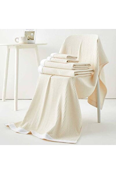 REEFI Waffle Towel, XL, Off White
