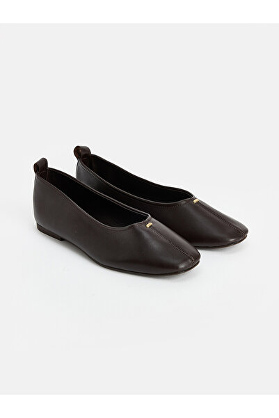 LC Waikiki Alita City Lcw Steps Brown Women's Flat Shoes with a Difference