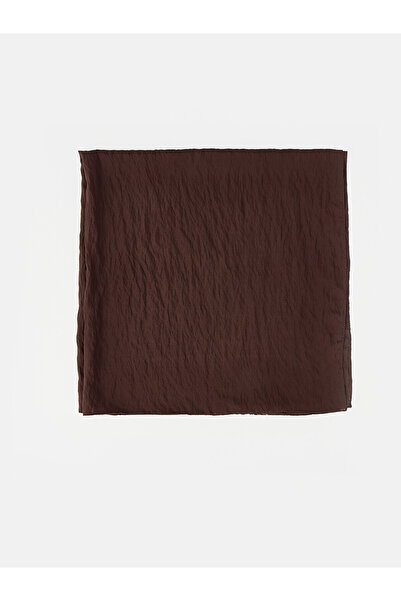 LC Waikiki Lcw Modest Brown Plain Women's Shawl with Nevavm Difference