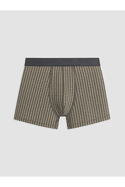 LC Waikiki Vizyon New Season Gray Cotton Flexible Men's Boxers