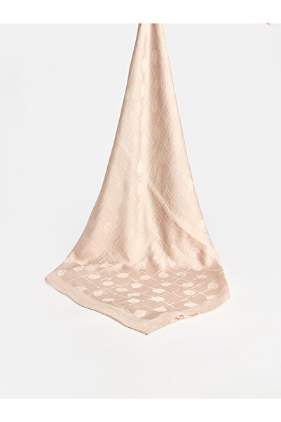LC Waikiki Lcw Accessories Beige Patterned Women's Shawl with Nevavm Difference