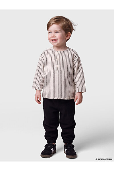 LC Waikiki Two Mt Shop Quality Lcw Baby Gray Striped Baby Boy Suit