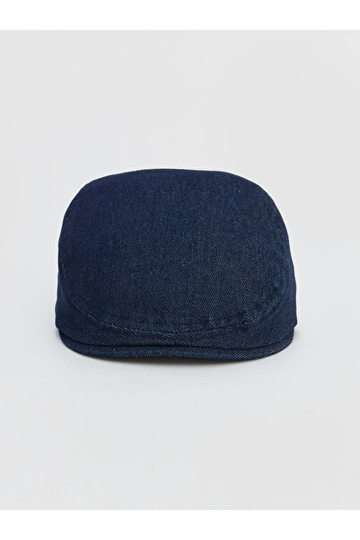 LC Waikiki Nevavm Farkıyla Lcw Accessories Navy Blue Denim Plain Men's Cap