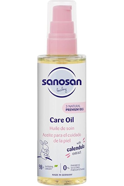 Sanosan Baby Care Oil | With Almond Oil, Organic Olive oil & Sunflower Seed O...