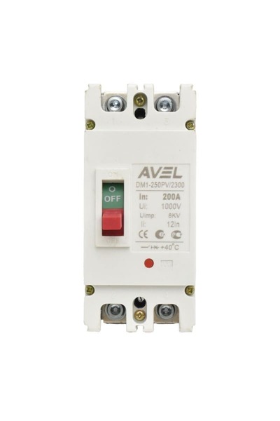 ESOL Întrerupător de Circuit Solar MCCB 200A / 500V DC 12-48V