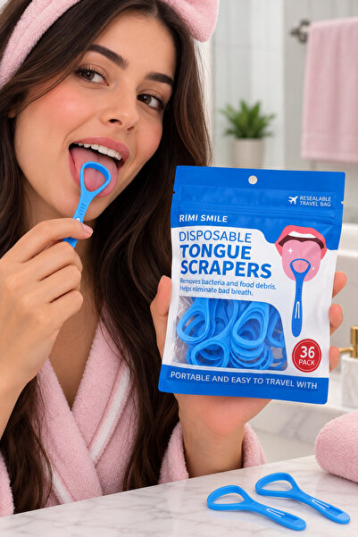 Generic Brand Disposable Tongue Scraper - Rimi Smile