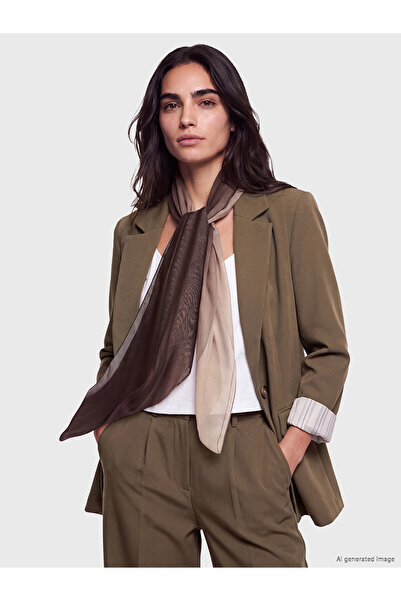 LC Waikiki Lcw Accessories Brown Plain Women's Shawl with Nevavm Difference