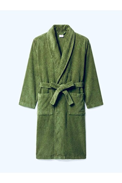 Taç Green Bathrobe L/Xl 100% Cotton