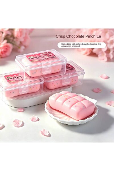 Squishy Crısp choco sukuşi çıtır çikolata sukuşi 1 adet kırılan çikolatalı su...