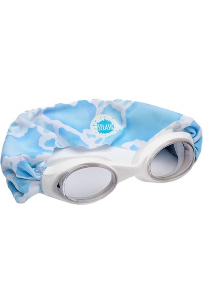 SPLASHY نظارات سباحة سبلاش بلس بحزام قماشي - نظارات سباحة للكبار والأطفال