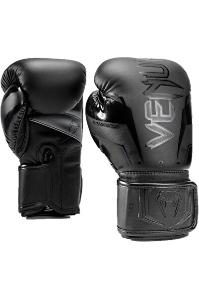 Venum Elite Evo Boxing Gloves - Black/Black