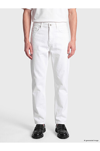 LC Waikiki Peak New Season Ecru Regular Fit Men's Trousers