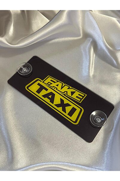 CEBECİOTO Plexi Fake Taxi with Suction Cup for Sticking to the Glass, 19 X 5....