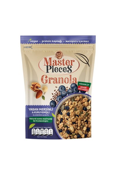 Master Pieces Yaban Mersinli Granola 300 G - 6 Adet