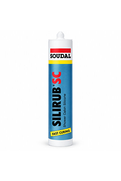 Soudal Duşakabin Silikonu 280 ml Şeffaf Silirub SC