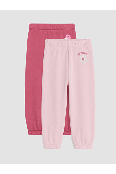 LC Waikiki Vizyon New Season Pink Printed Girls' Tights