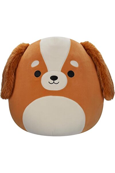 Squishmallows SQCR05413 12-Inch-Ysabel The Brown and White Spaniel, Multicolour