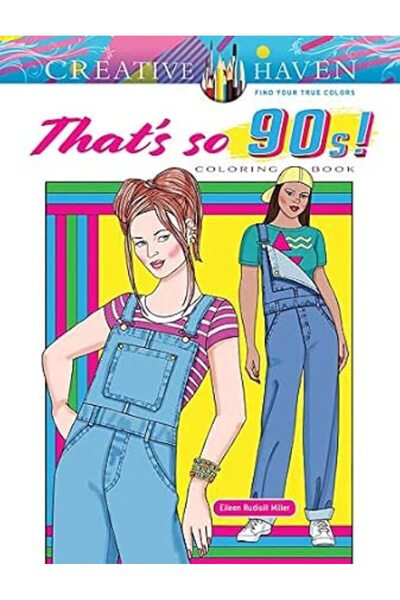 GENERAL Creative Haven That's so 90s! Coloring Book