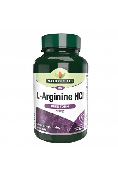 Natures Aid , L-Arginine, 750mg, 90 Tablets