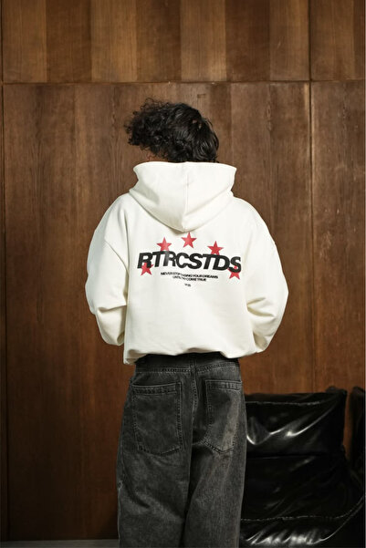Minga London Λευκό Φούτερ με στάμπα White Star RTRCSTDS σε μεγάλο μέγεθος