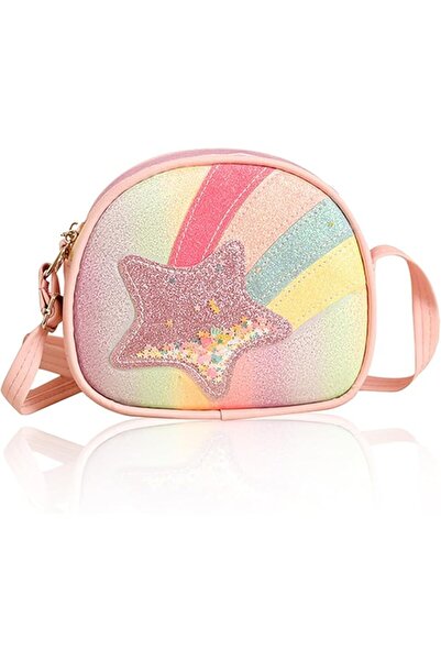 TERRIFI Crossbody Purse for Little Girls and Toddlers, Multicolor Princess Ha...