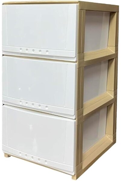 Generic Plastic Cabinet Storage Dresser and Closet Drawers Organizer (White-B...