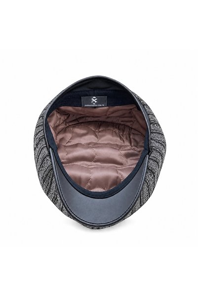 KARNAS ŞAPKA Căciulă de iarnă din lână pentru bărbați KARNAS – Model compatibil cu ținutele casual