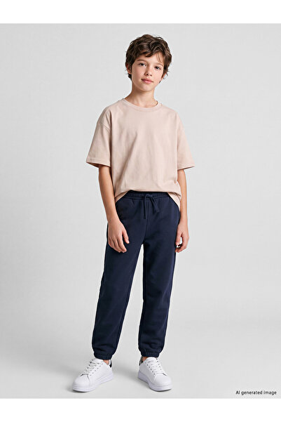 LC Waikiki Peak New Season Navy Blue Boys' Thick Jogger Sweatpants