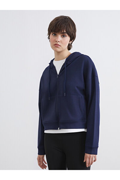 LC Waikiki Alita City Farkıyla Koor Sport Navy Blue Diving Fabric Plain Women...