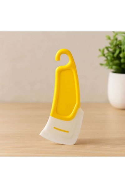 Generic Brand Mini Silicone Spatula - Oil and Stain Scraper (Plastic Handle)