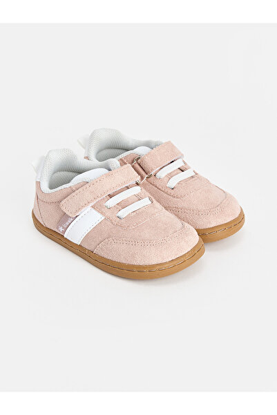 LC Waikiki Two Mt Shop Quality Lcw Steps Pink Suede Look Baby Girl Sneakers