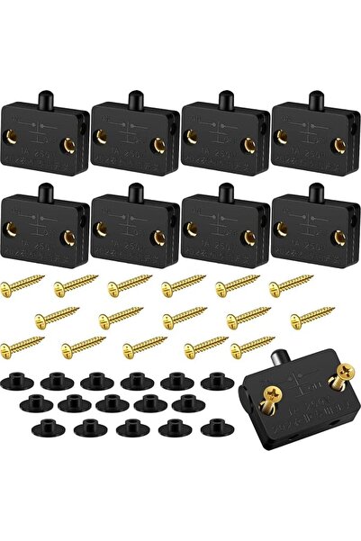 TERRIFI Door Switch for Closet Light, 12pcs Cabinet Lamp Switch Automatic Doo...