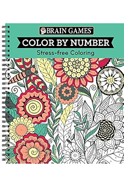 GENERAL Brain Games - Color by Number: Stress-Free Coloring (Green)