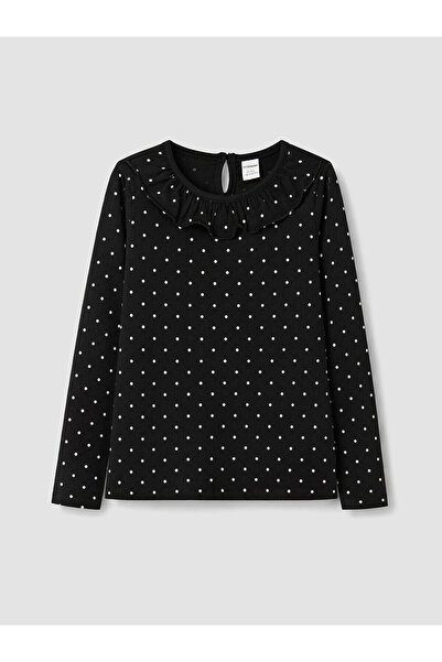 LC Waikiki Two Mt Shop Quality Black Combed Cotton Polka Dot Standard & Regul...