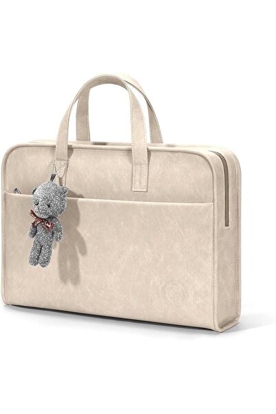 GENERAL Cute Bear Laptop Bag, Large Capacity Shockproof Laptop Case, Waterpro...