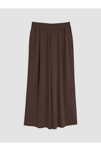 LC Waikiki Peak New Season Brown Women's Sweatpants with Elastic Waist