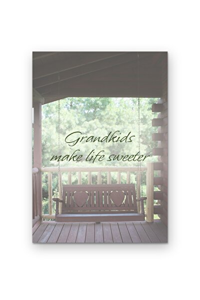 OEM Poster decorativ perete Nepotii fac viata mai dulce, mesaj motivational, ...