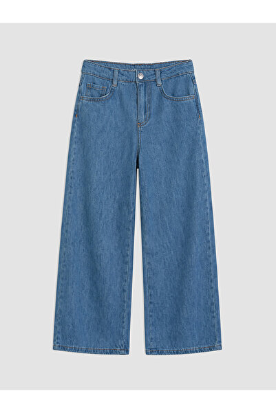 LC Waikiki Two Mt Shop Quality Indigo Wideleg Girls' Jean Pants