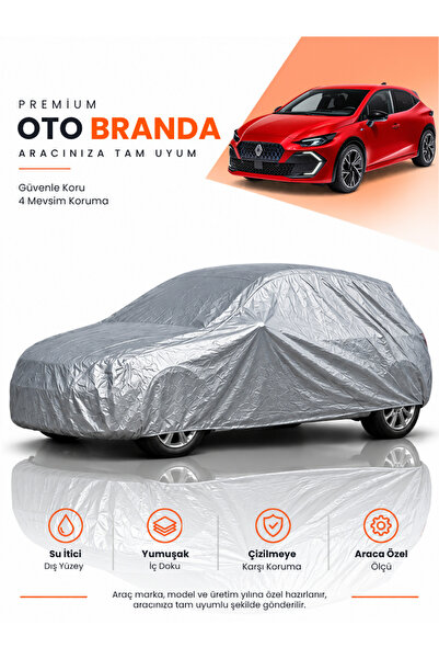 e-biz RENAULT CLİO 6 (2026 ve Sonrası) HATCHBACK Uyumlu Araba Brandası Oto Br...