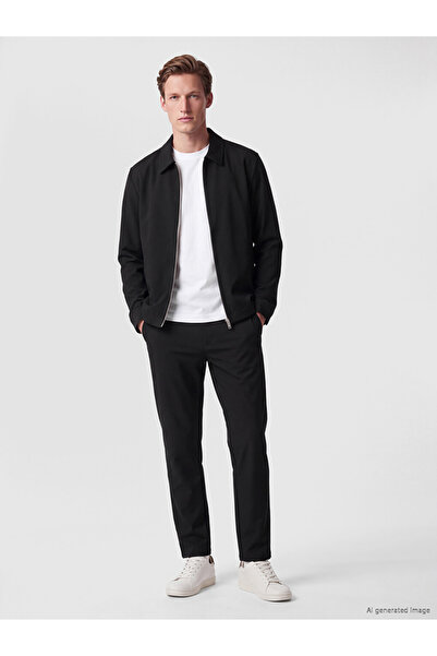 LC Waikiki Özmarka New Season Black Regular Fit Men's Trousers