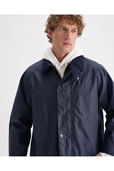 Utility Yağlı Ceket Navy Lacivert / Utility Wax Jacket Navy