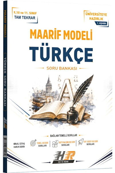 Hız ve Renk Yayınları Türkçe Maarif Modeli 1. Aşama Soru Bankası